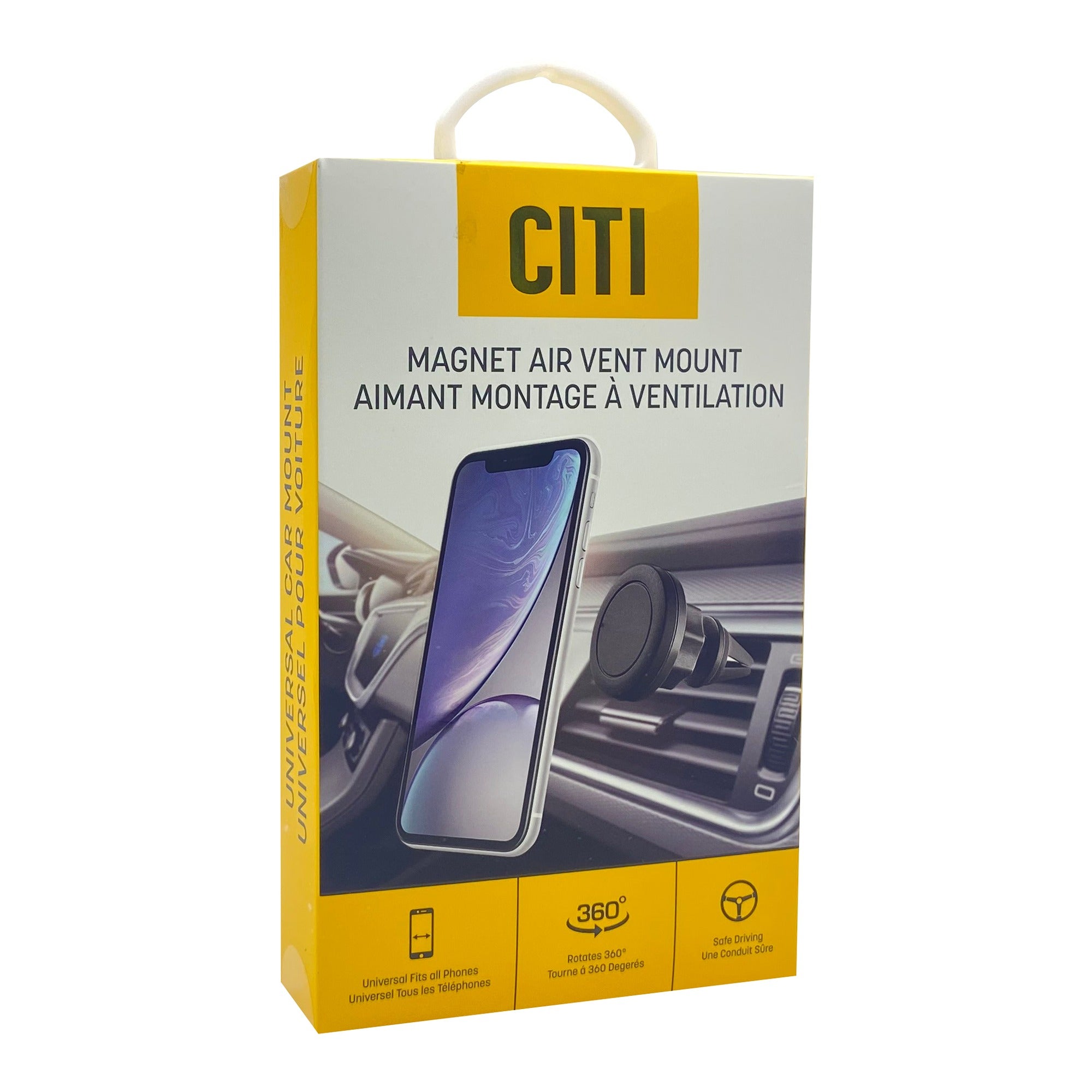 CITI Magnet Car Vent Holder-Black