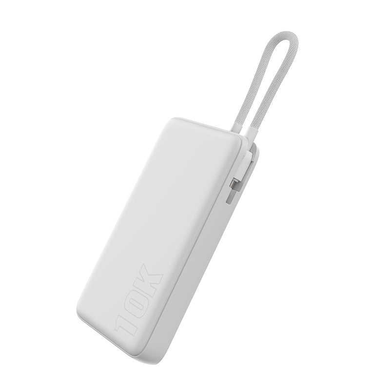 Power Bank with Build-in Cable-10000 mAh